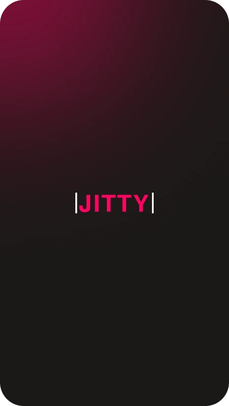 a black and pink background with white text