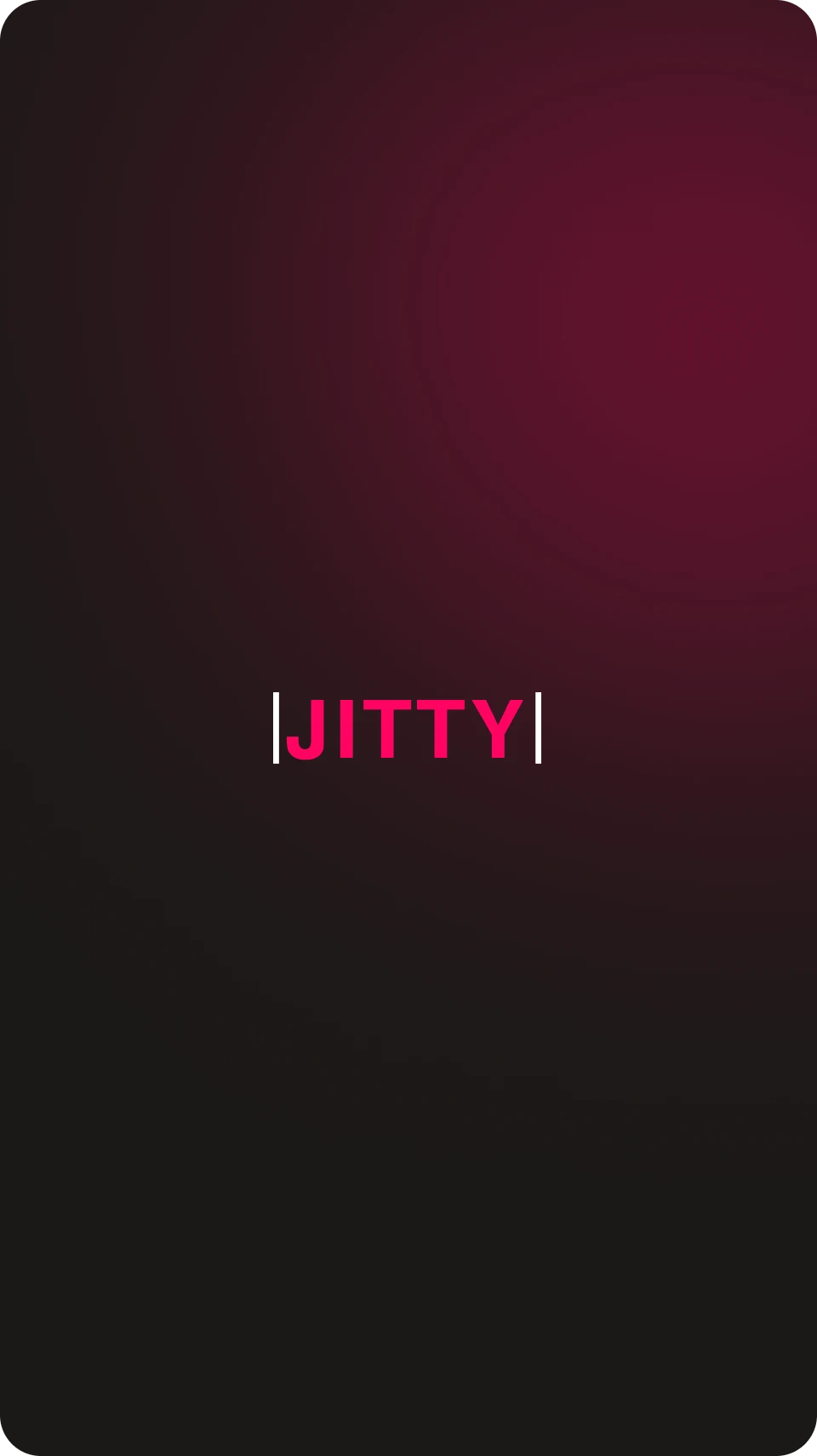a black and pink background with white text