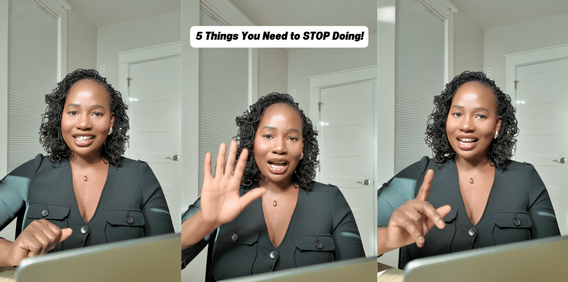 Person discussing important advice visually