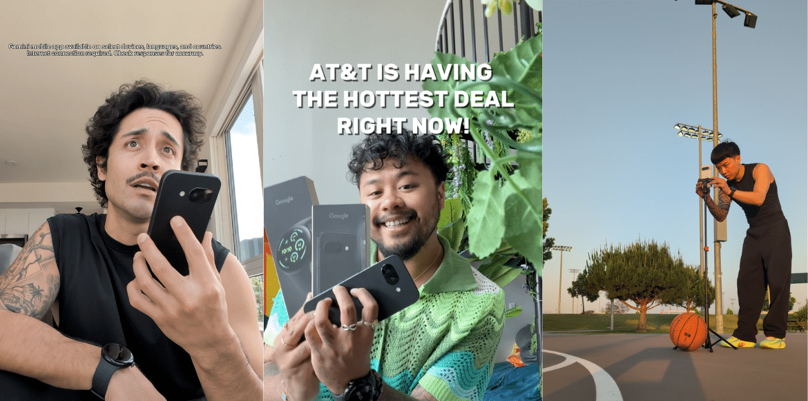 Promoting AT&T's exciting phone deals